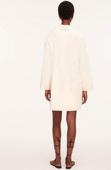 Heavy Cotton Shirt Dress | Latte