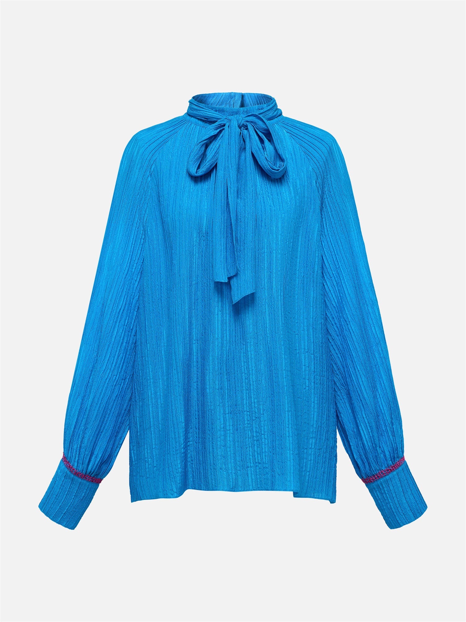 Ethnic Pleated Top | Sapphire
