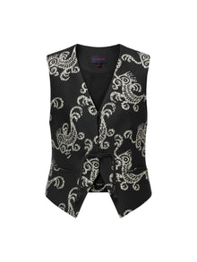 Patterned Vest | Black