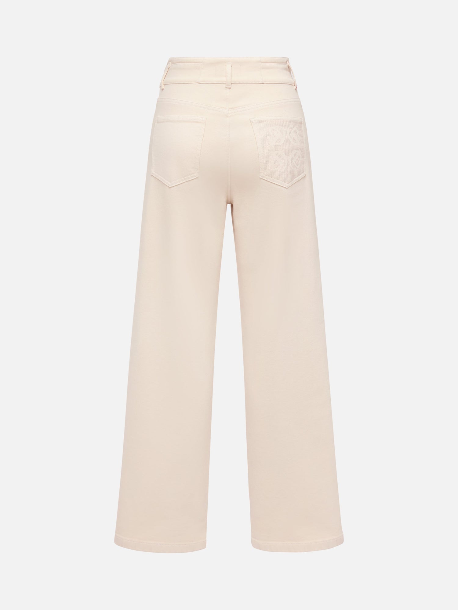 High-Waisted Wide-Leg Jean | Beige