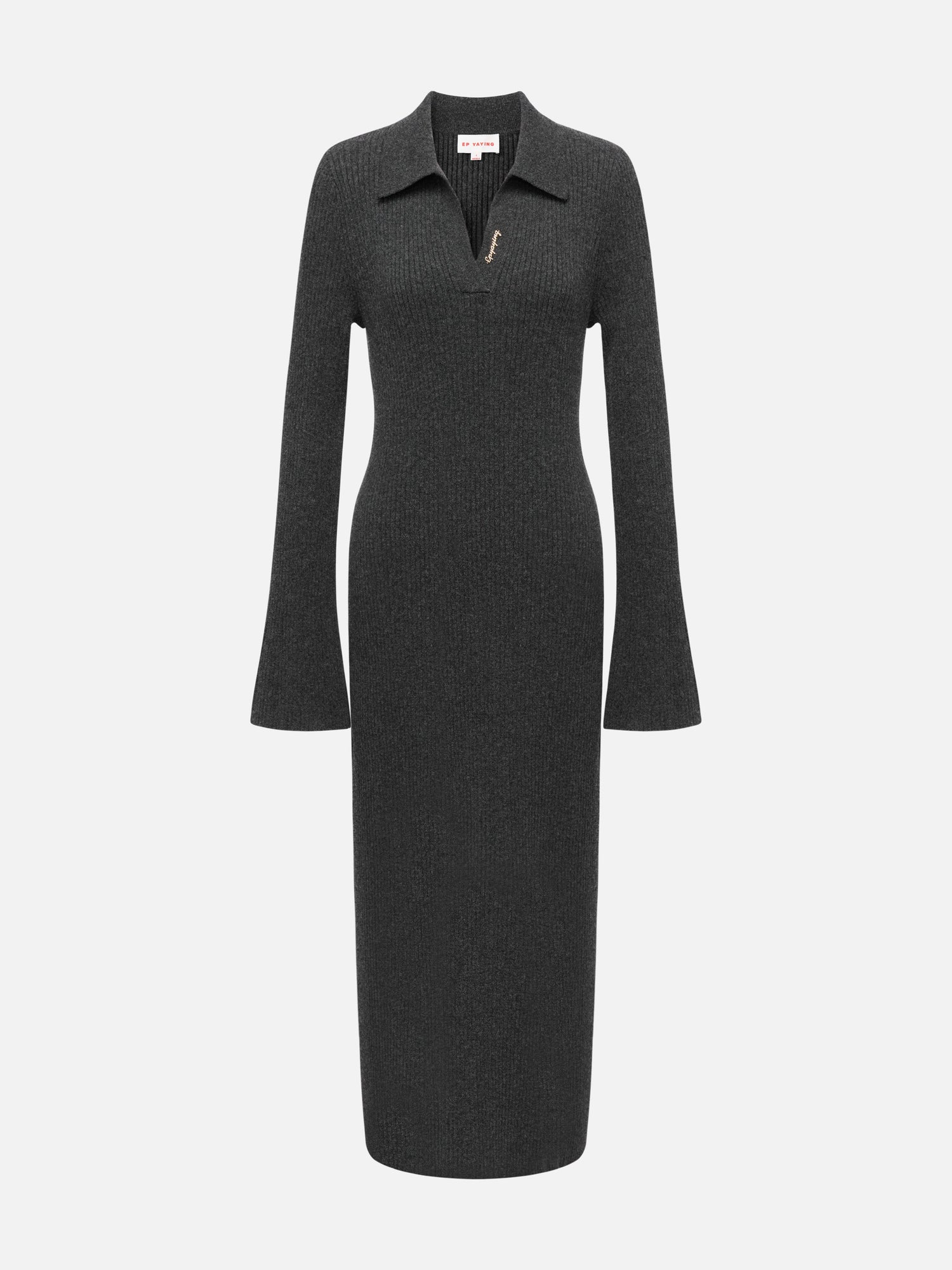 Long Sleeve Dress | Dark Heather Grey