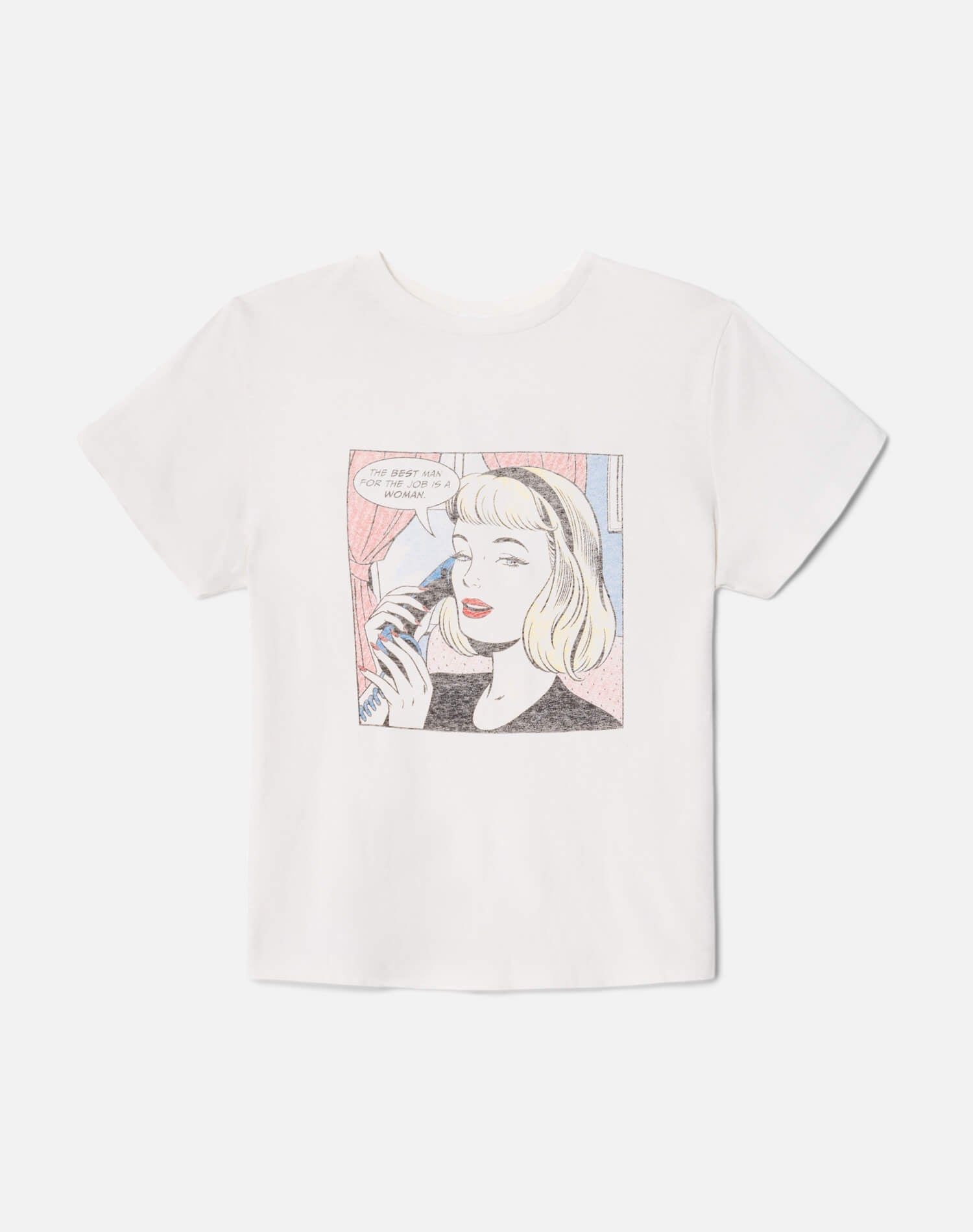 Womens | Classic "The Job" Tee | Vintage White