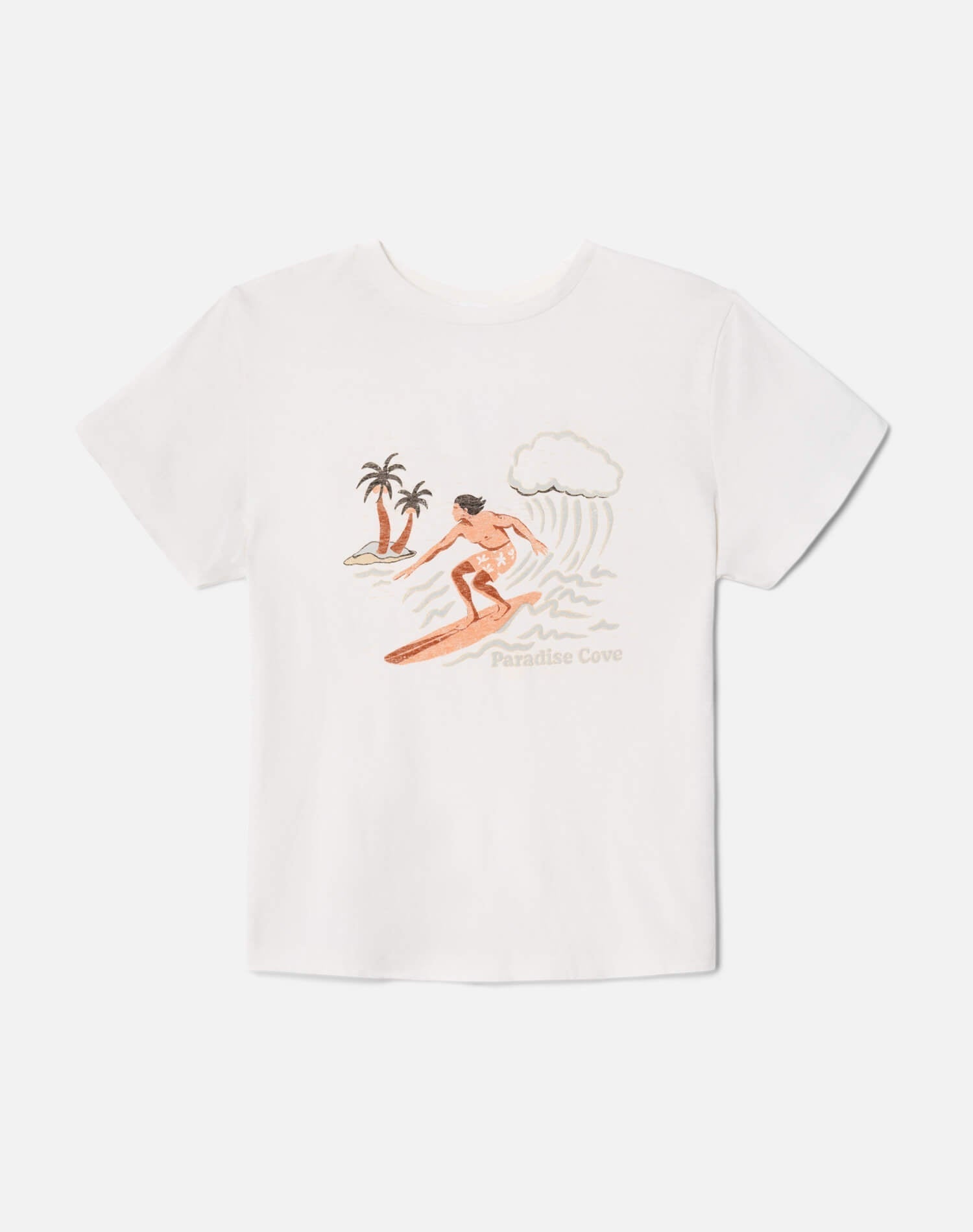 Womens | Classic "Hug a Surfer" Tee | Vintage White