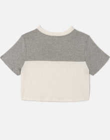 Womens | Hanes V Neck Contrast Jersey | HTG Vintage White