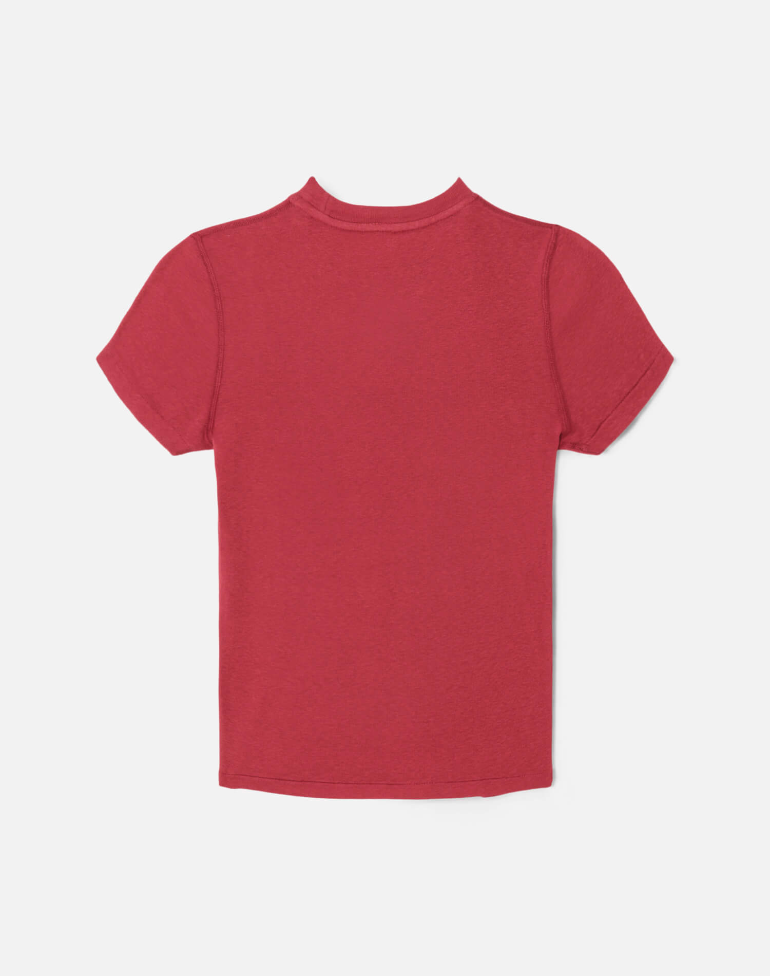 Womens | 90s Baby "Mickey Mouse Crew" Tee | Rosso