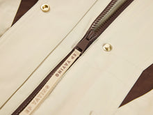 Contrast Trim Coat | Beige