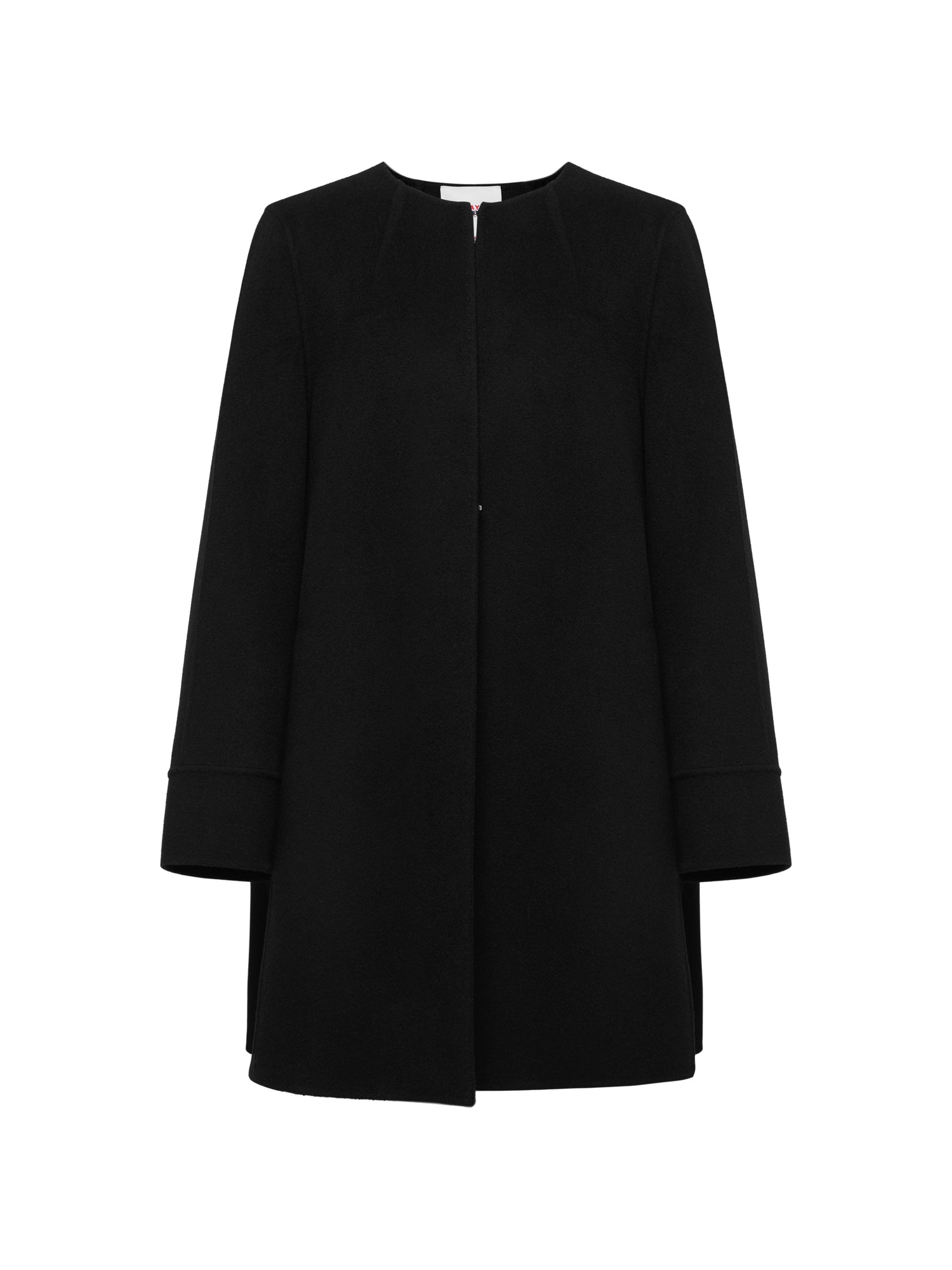 Wool Woolen Jacket | Black