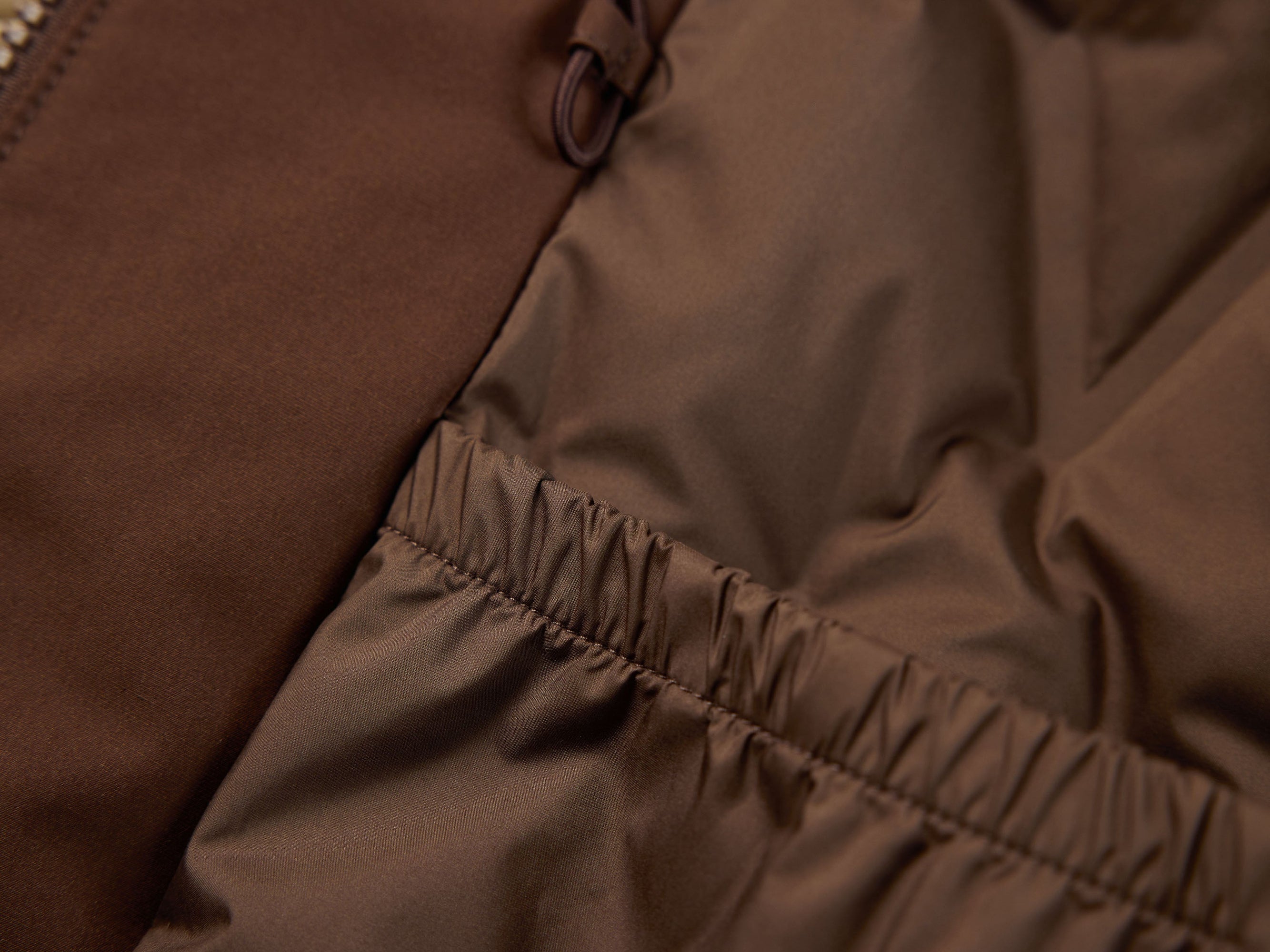 Contrast Trim Coat | Beige
