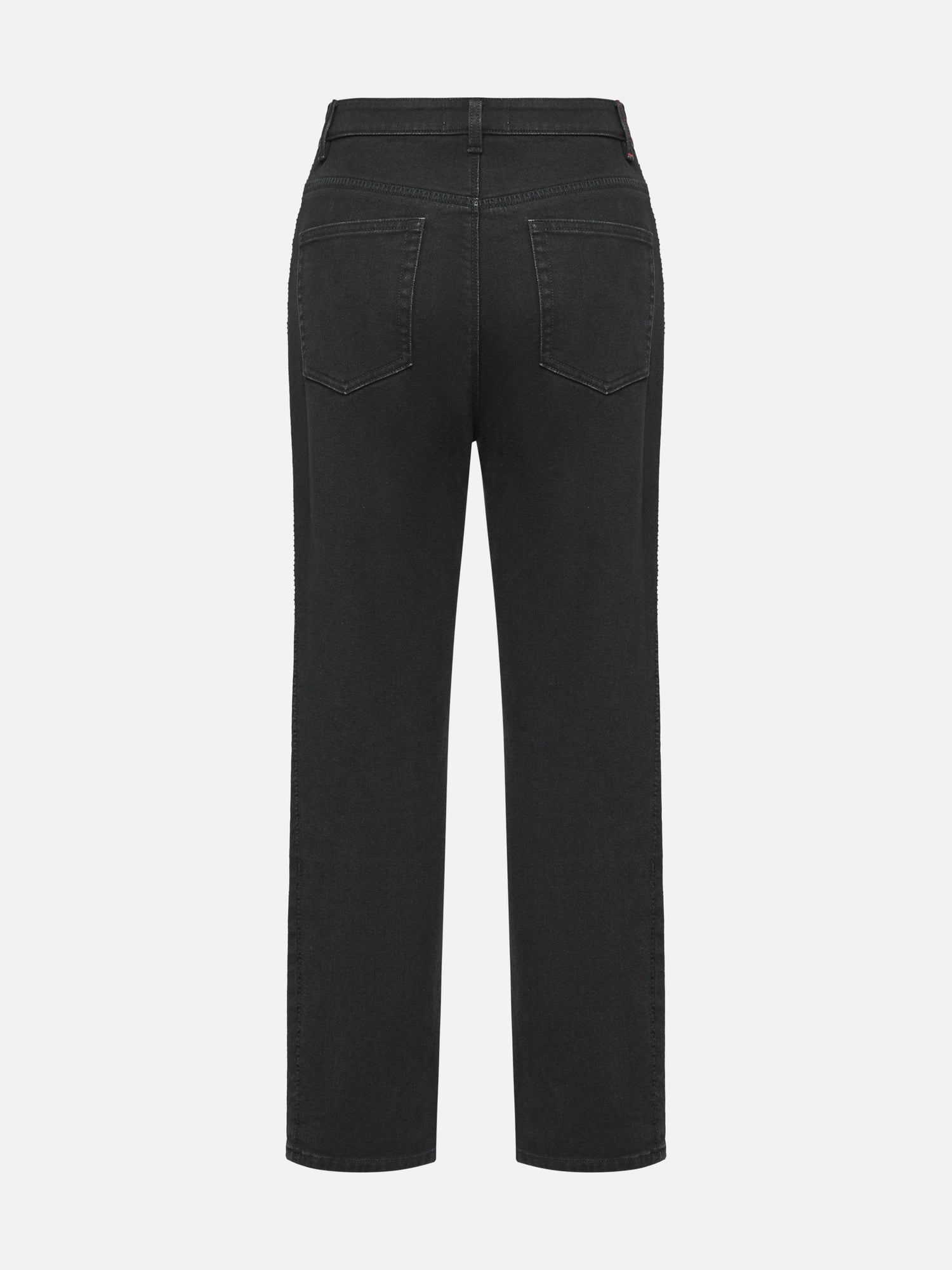 Straight Leg High-Waisted Jean | Black