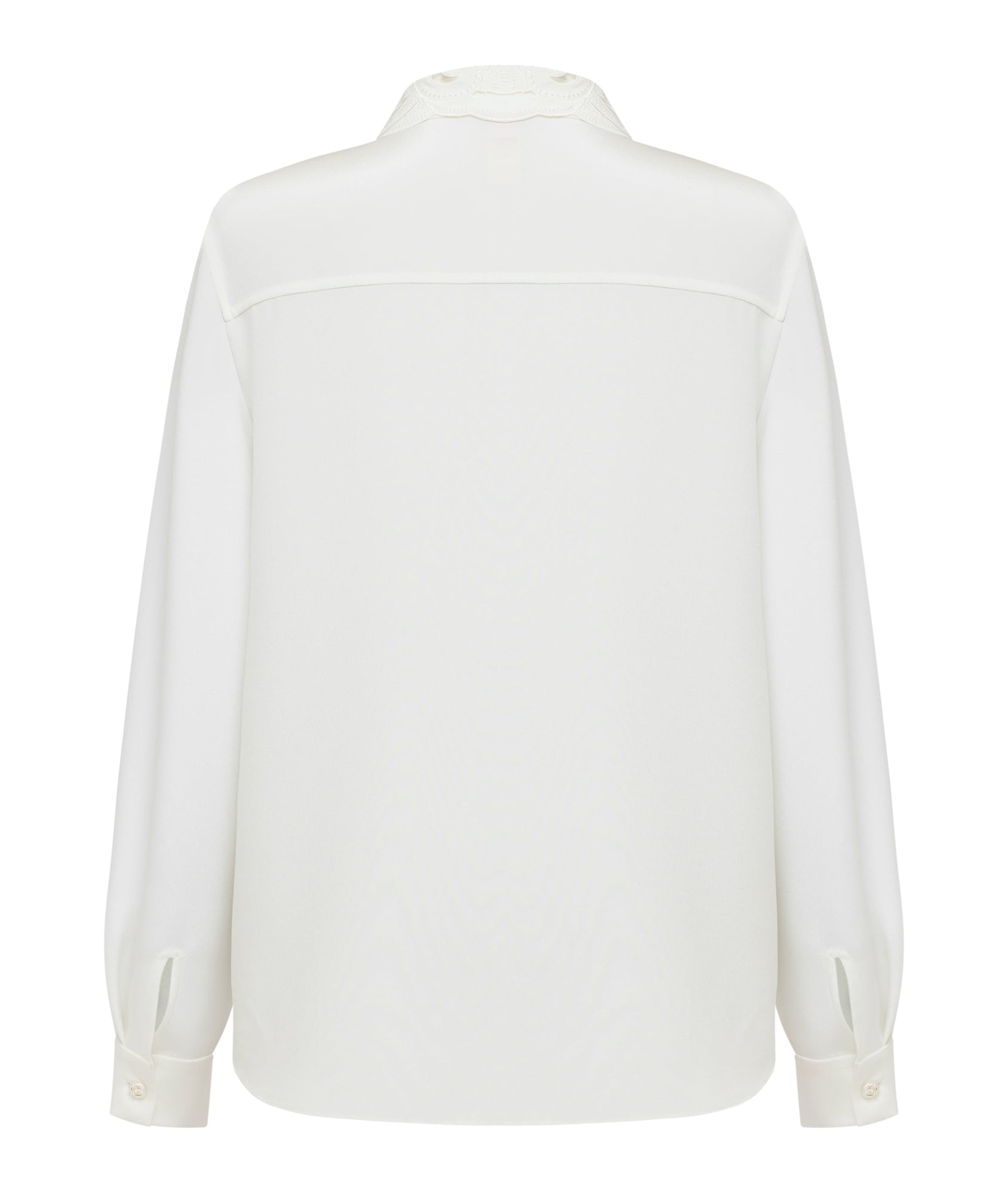 Classic Silk Shirt | White
