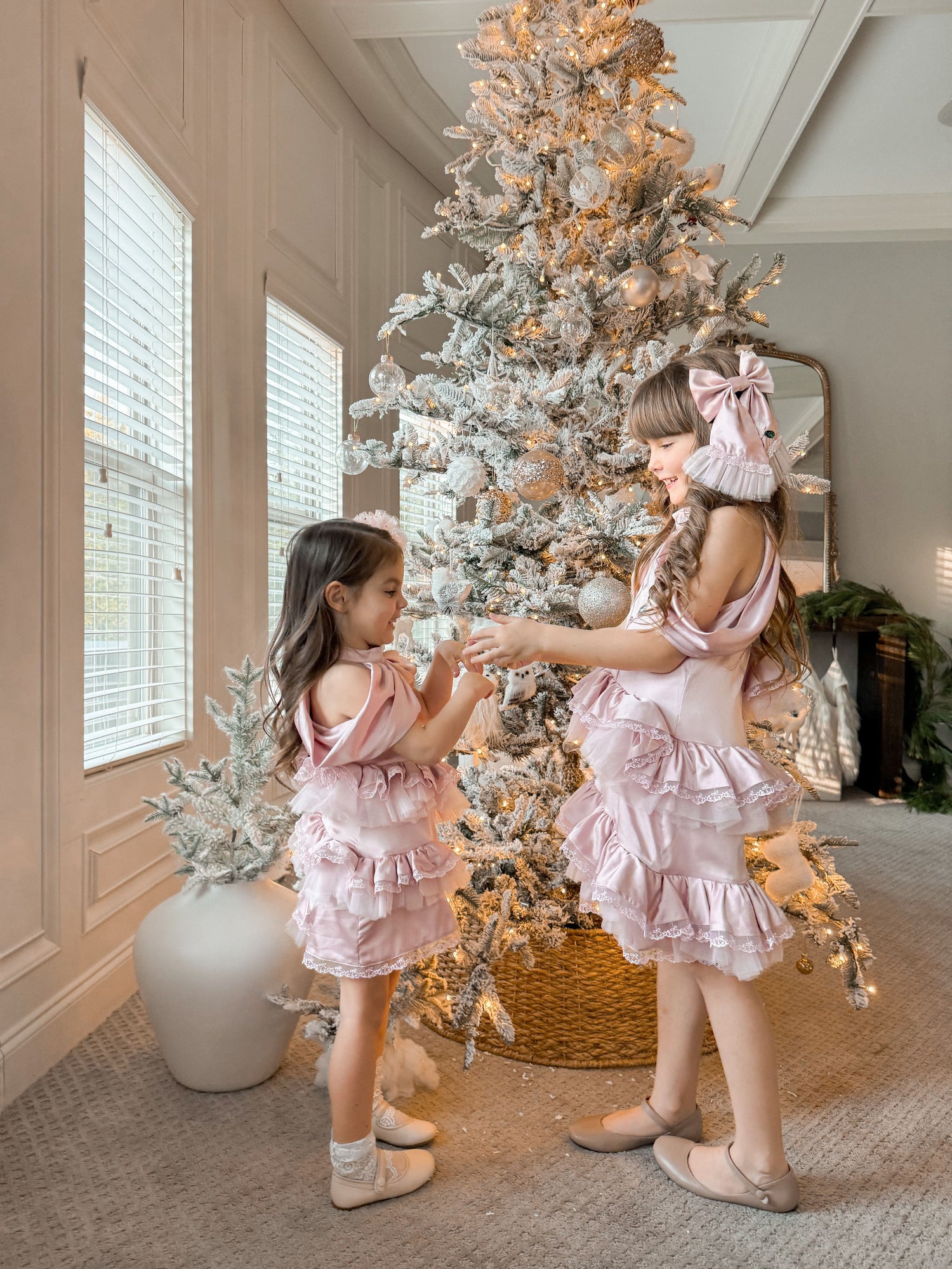 Baby Girls | Satin Ballerina Dress | Pink