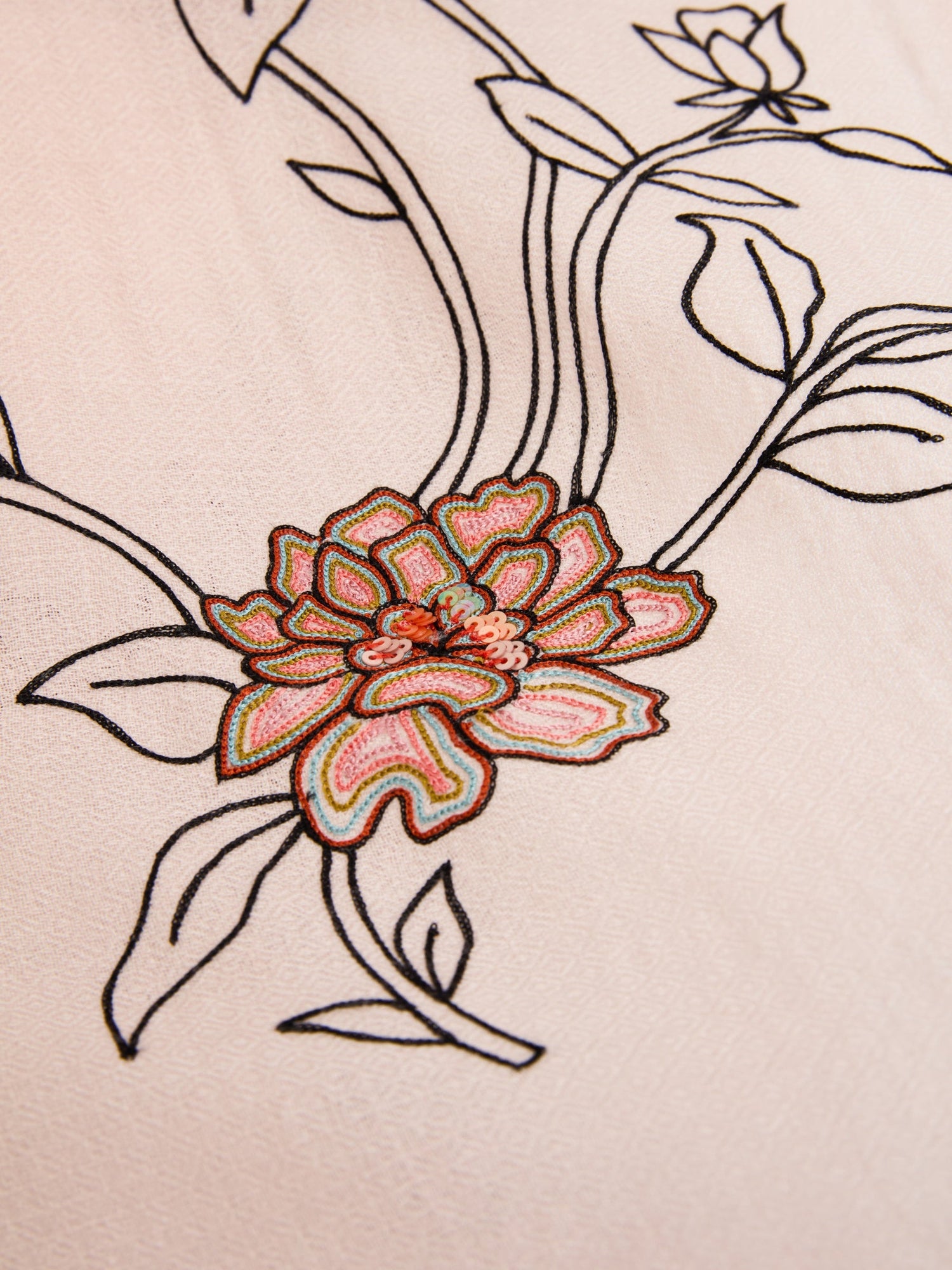 Cashmere Scarf - II | Pink