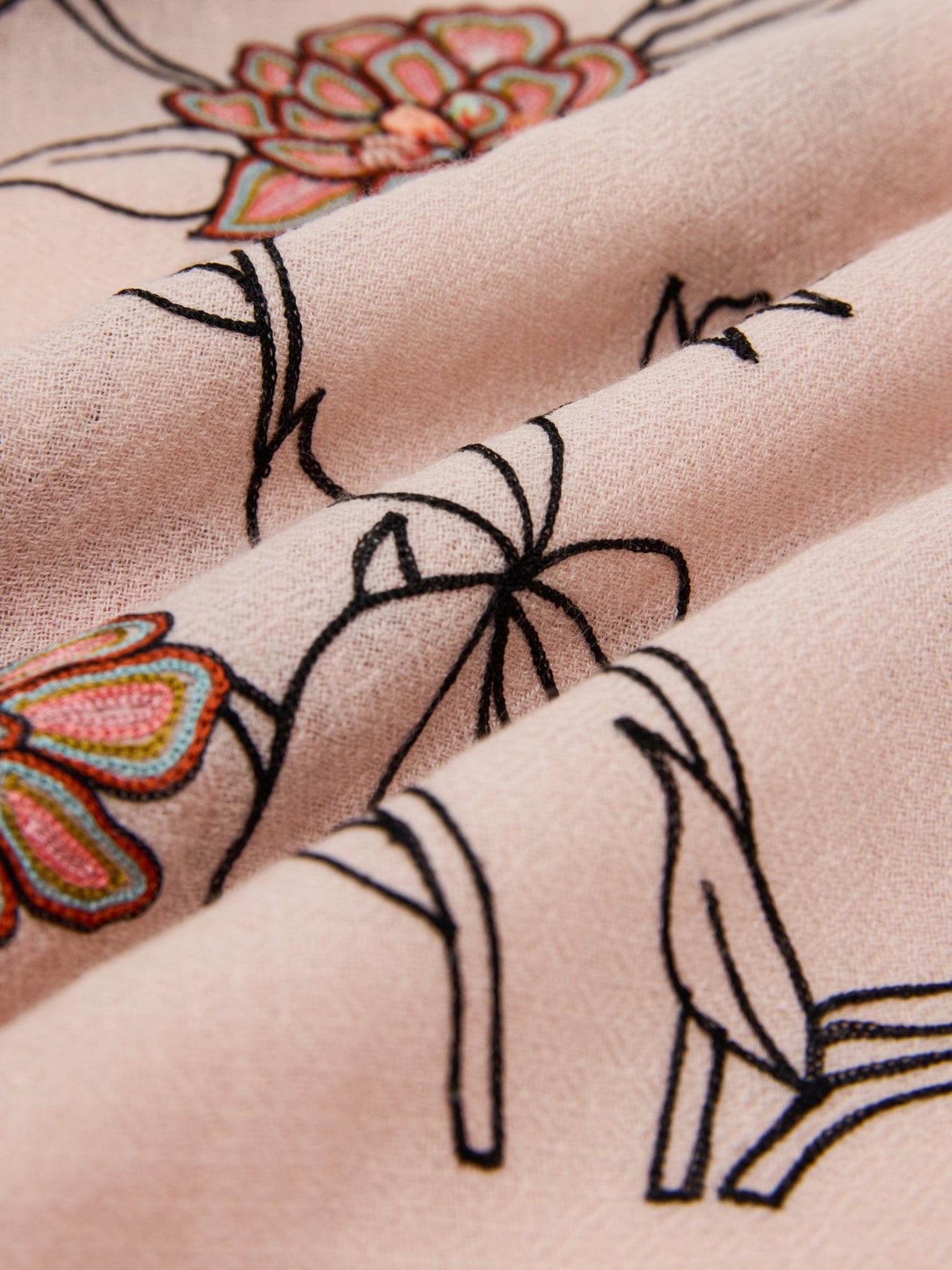 Cashmere Scarf - II | Pink