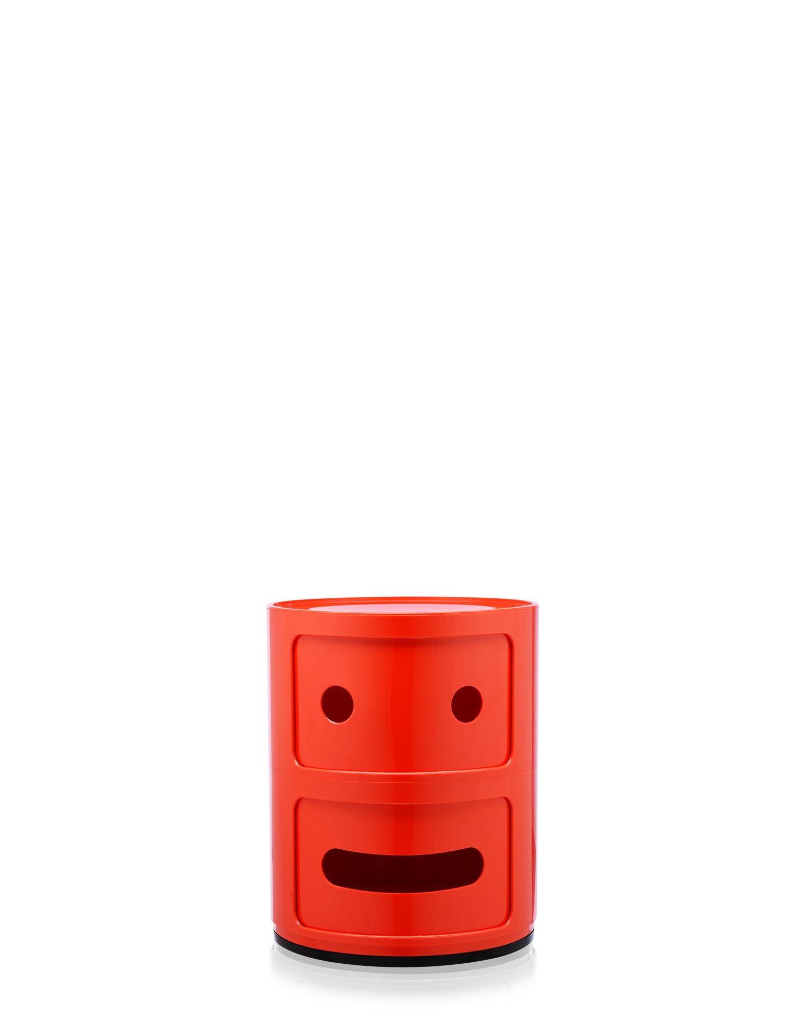 Componibili Smile-2 Storage Unit - 2 Elements | Single | Red