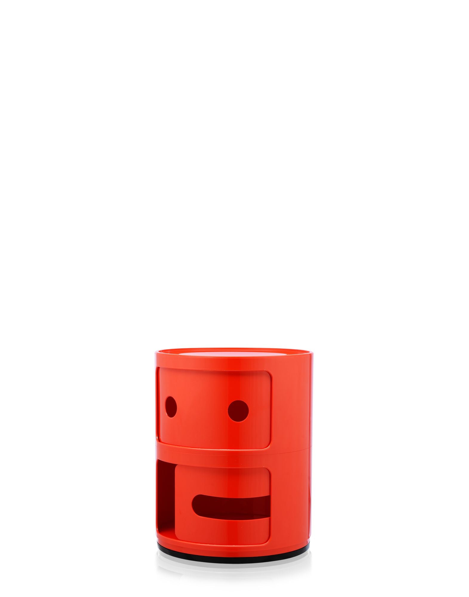 Componibili Smile-2 Storage Unit - 2 Elements | Single | Red