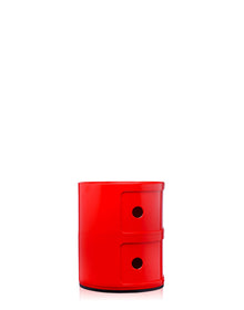 Componibili Classic Storage Unit - 2 Elements | Single | Red