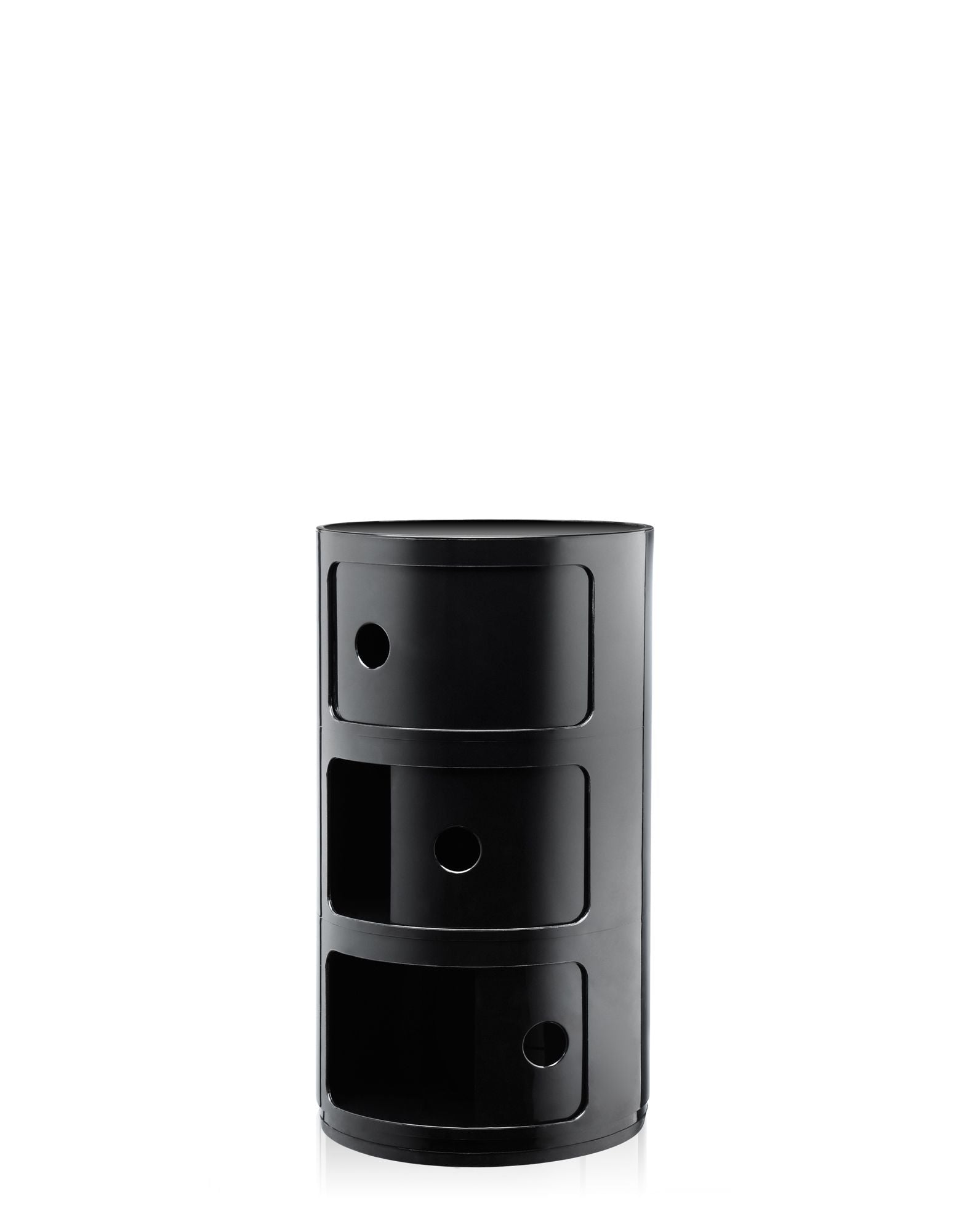 Componibili Classic Storage Unit - 3 Elements | Single | Black