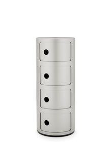 Componibili Classic Storage Unit - 4 Elements | Single | Silver