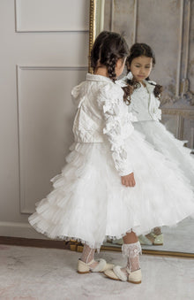 Baby Girls | Poppy Quilted Jacket | White
