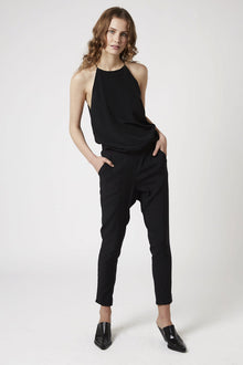 Emma Halter Neck Cami | Black