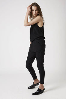 Emma Halter Neck Cami | Black