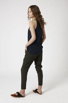 Emma Halter Neck Cami | French Navy