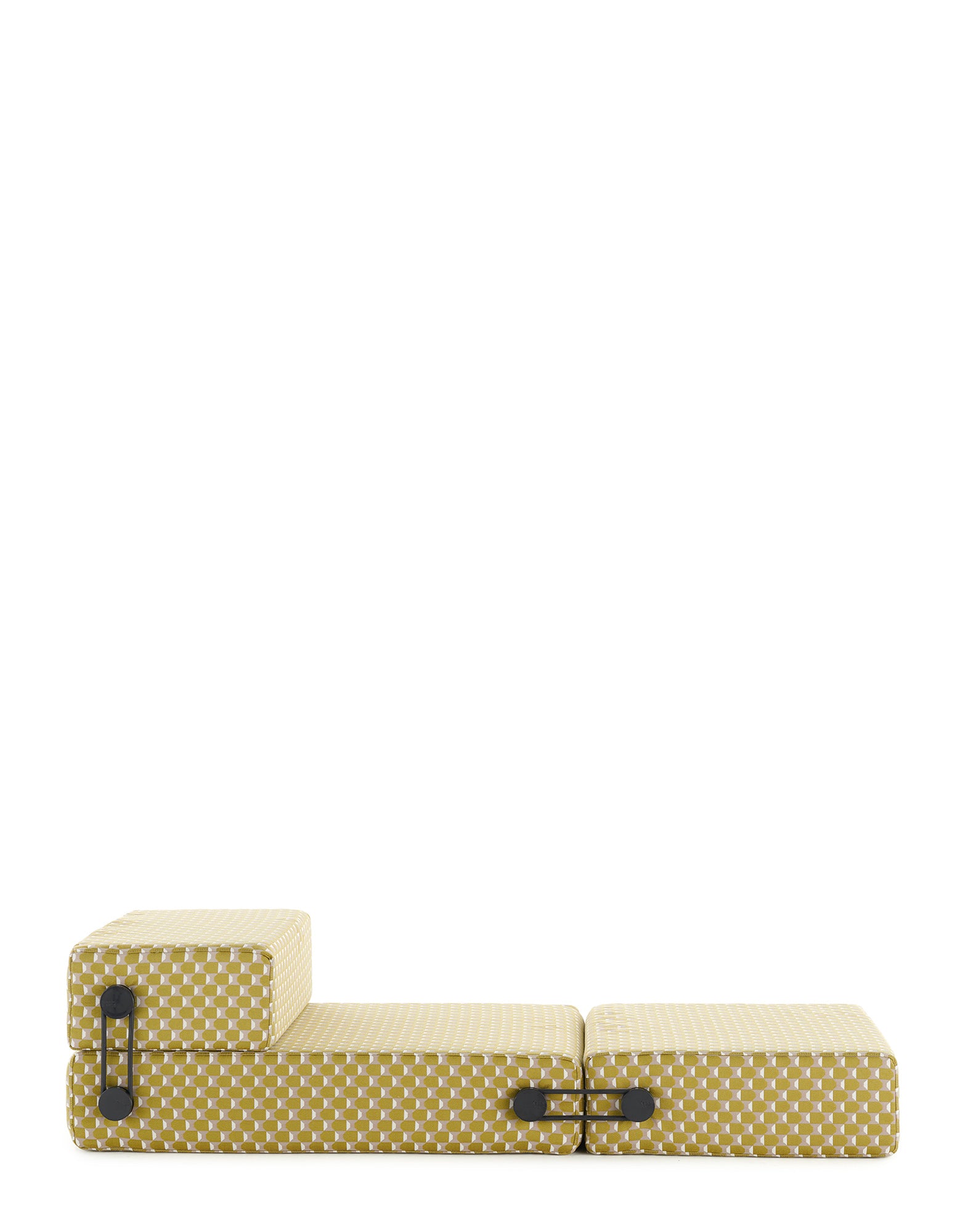 Trix Outdoor Liberty OBI Check Chaise | Single | Yellow