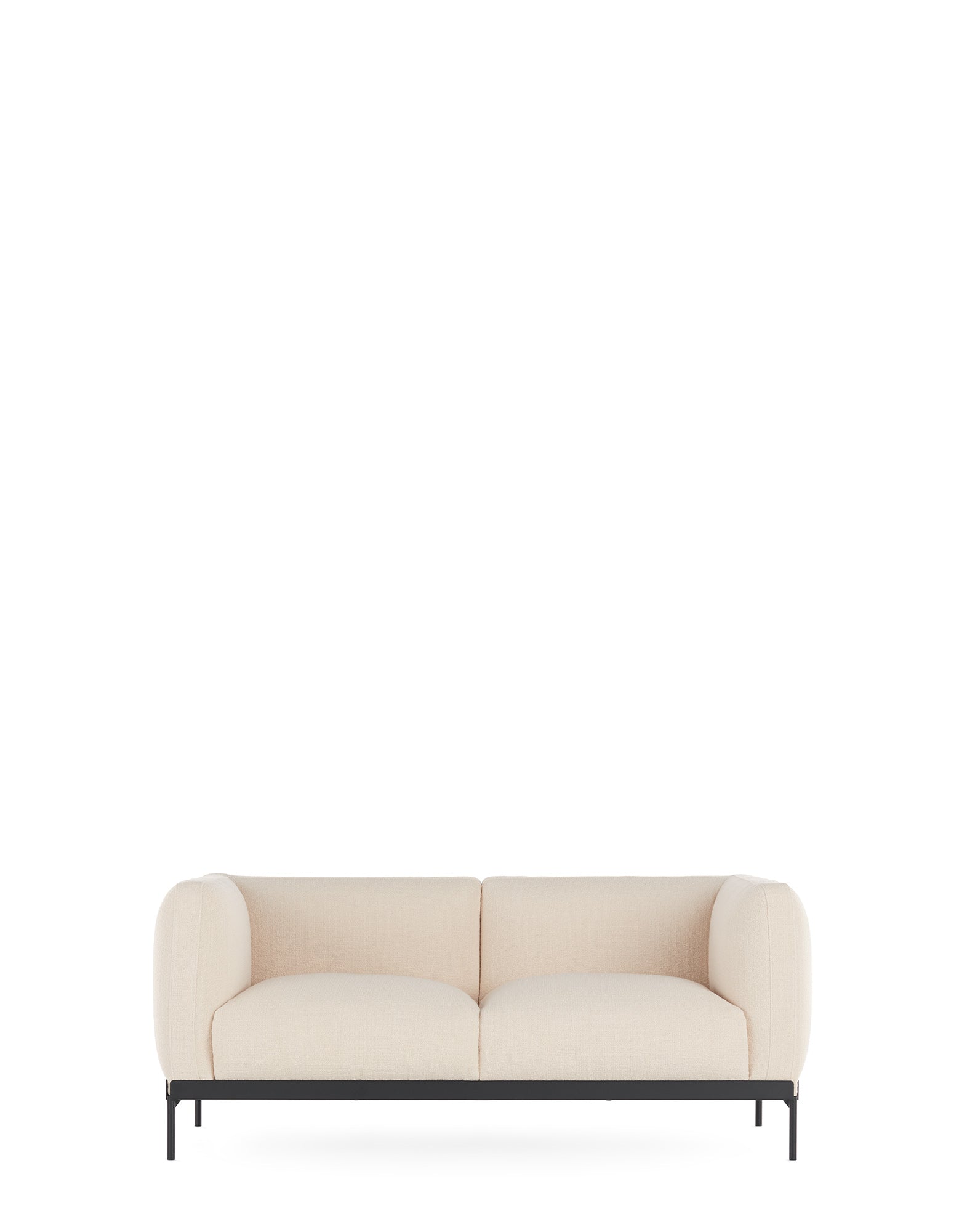 ASIA Cotton Structure Sofa - Two Seater | Single | White