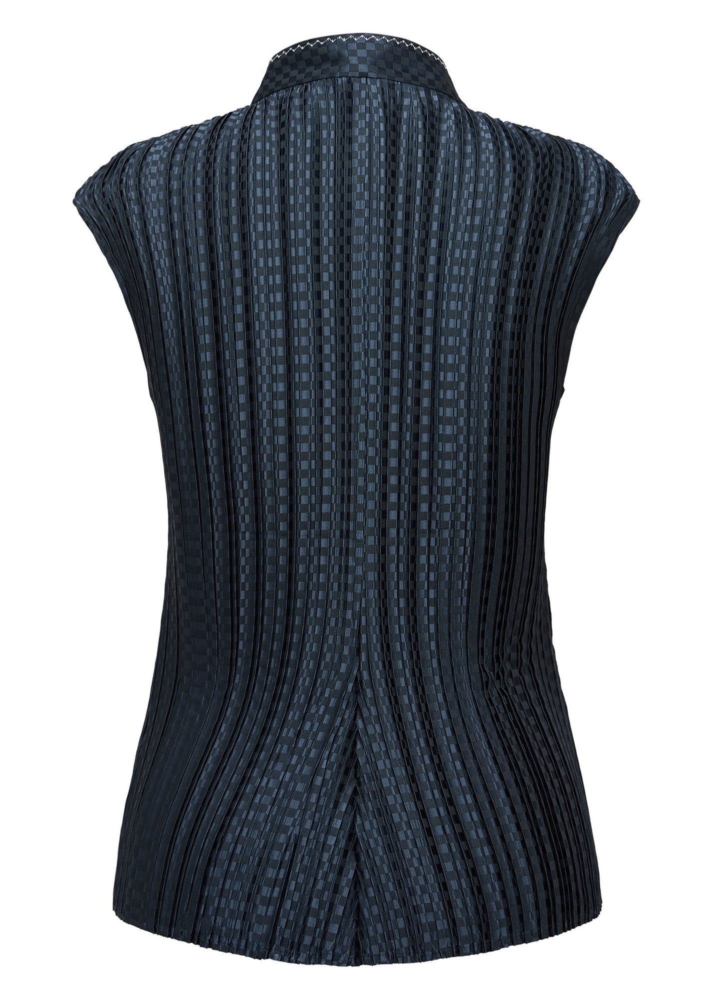 Waist-Cinched Shirt Top | Navy