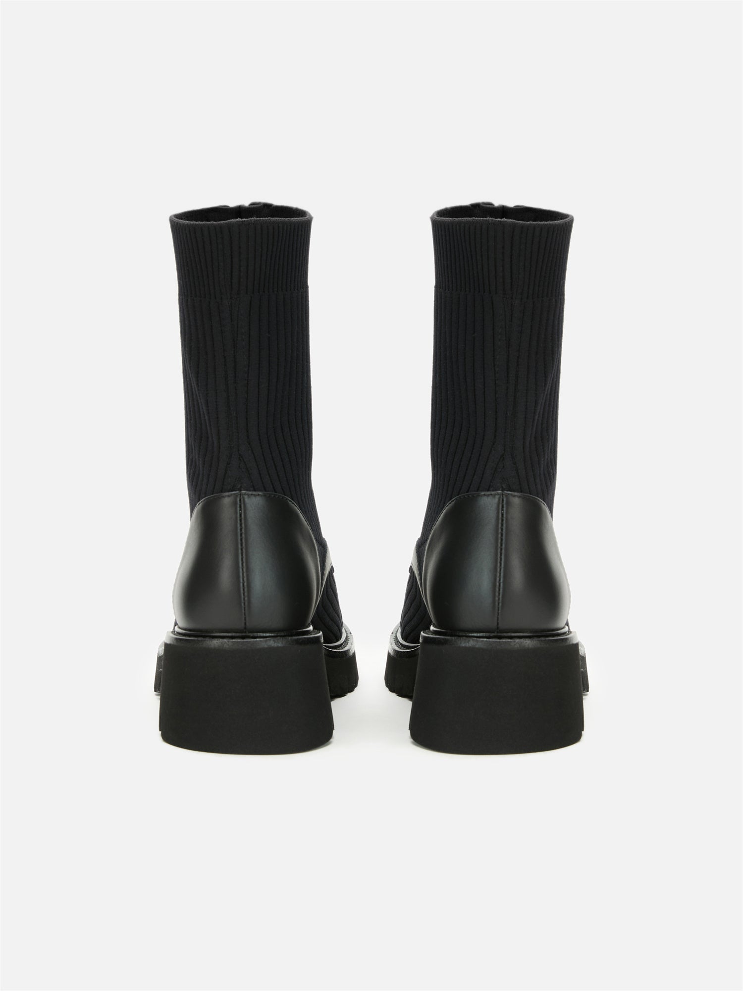 Classic Knitted Martin Boots | Black