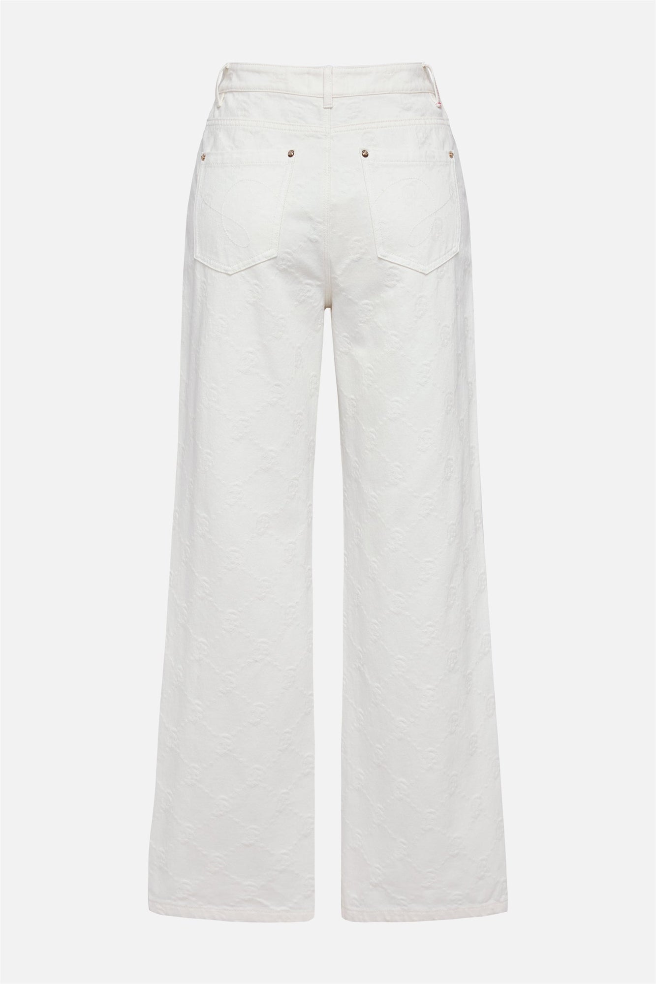 Straight-Leg Slim Jeans | White