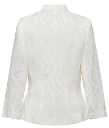 Mulberry Silk Blazer | White