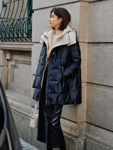 goose down jacket | Black