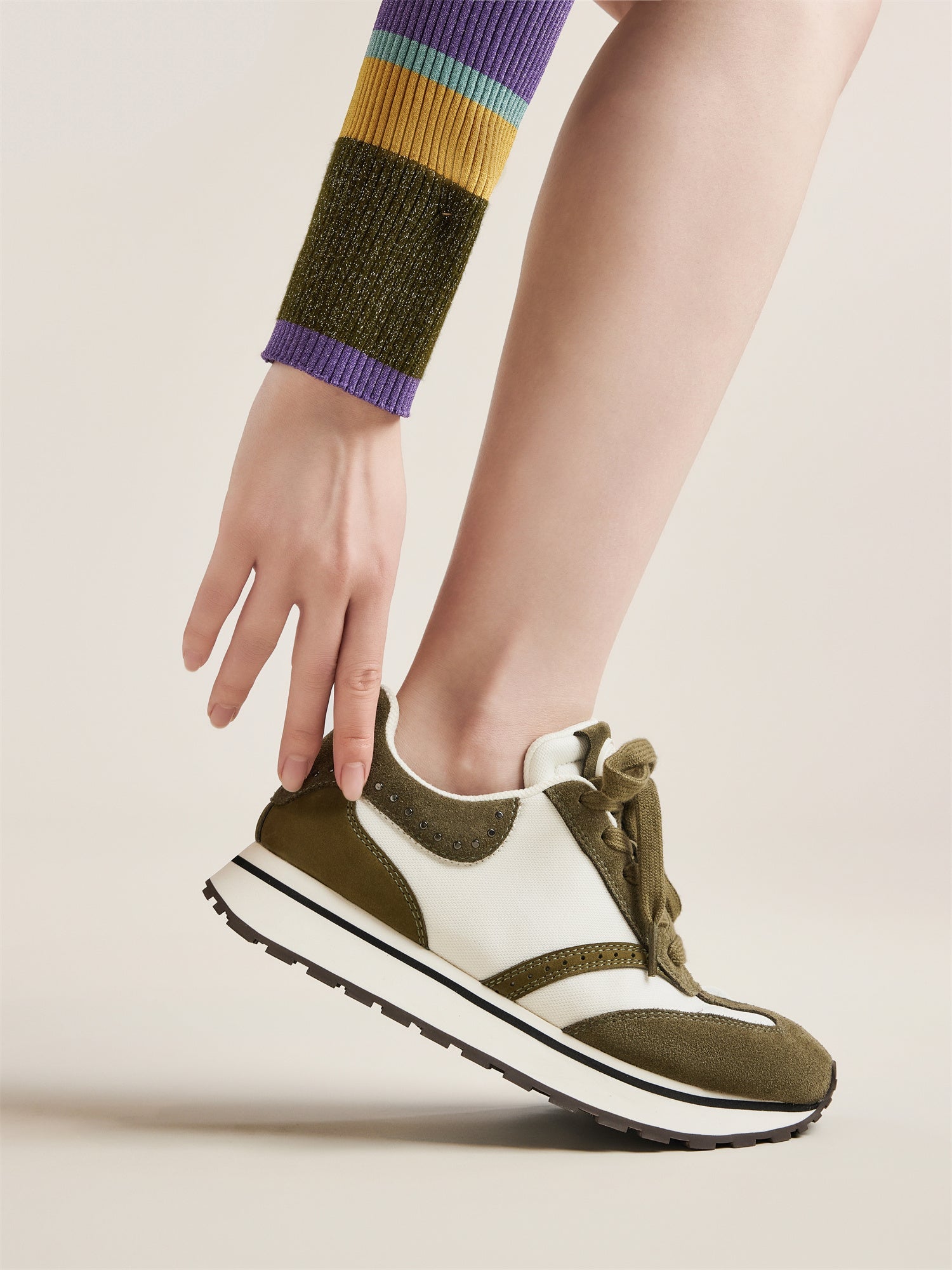 Featherlight Running Shoes | Green