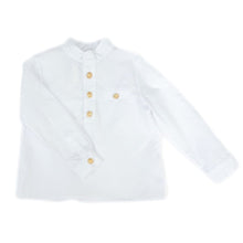 Boys | Charlie Mandarin Collar Shirt | White