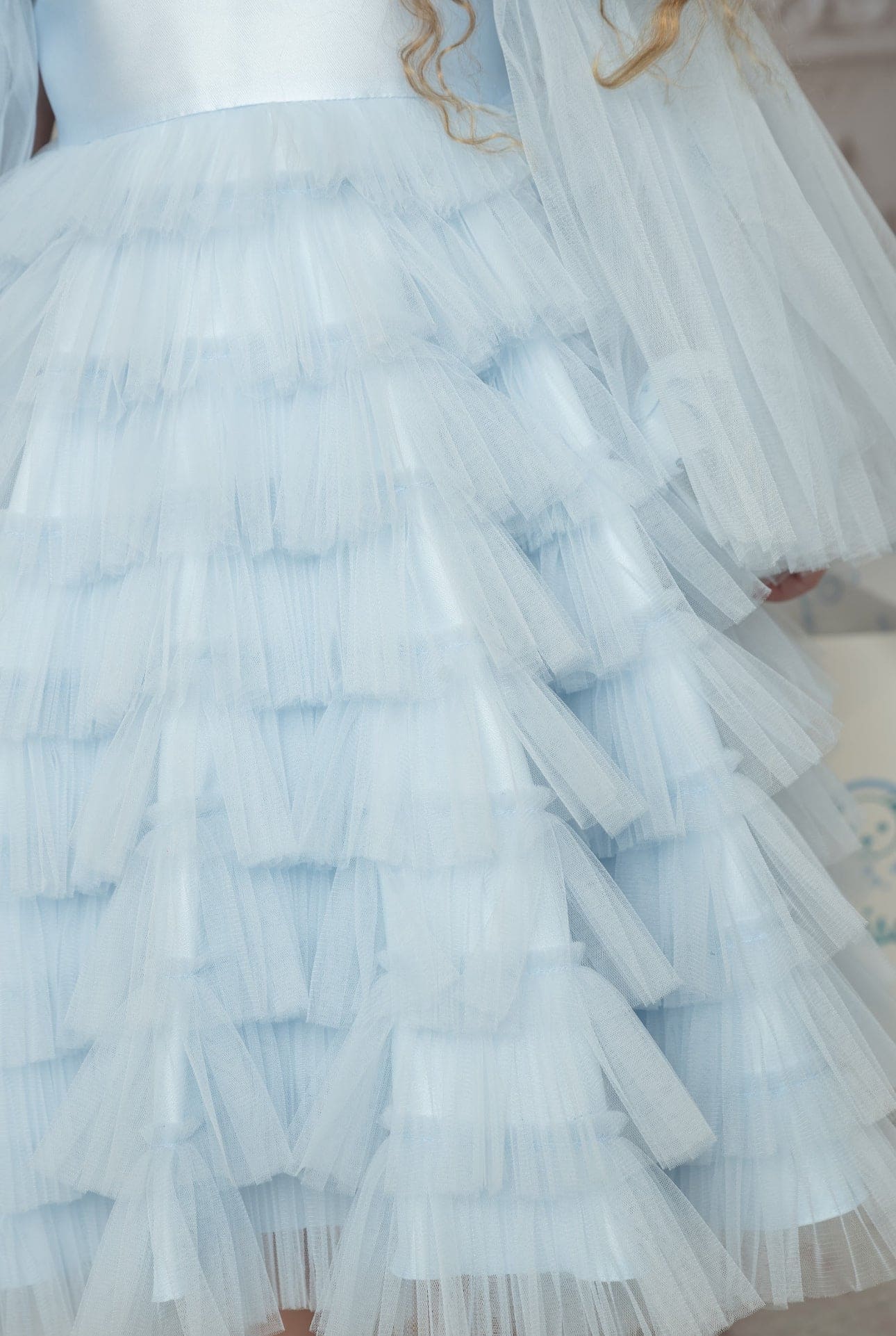 Baby Girls | Alaska Tulle Dress | Baby Blue