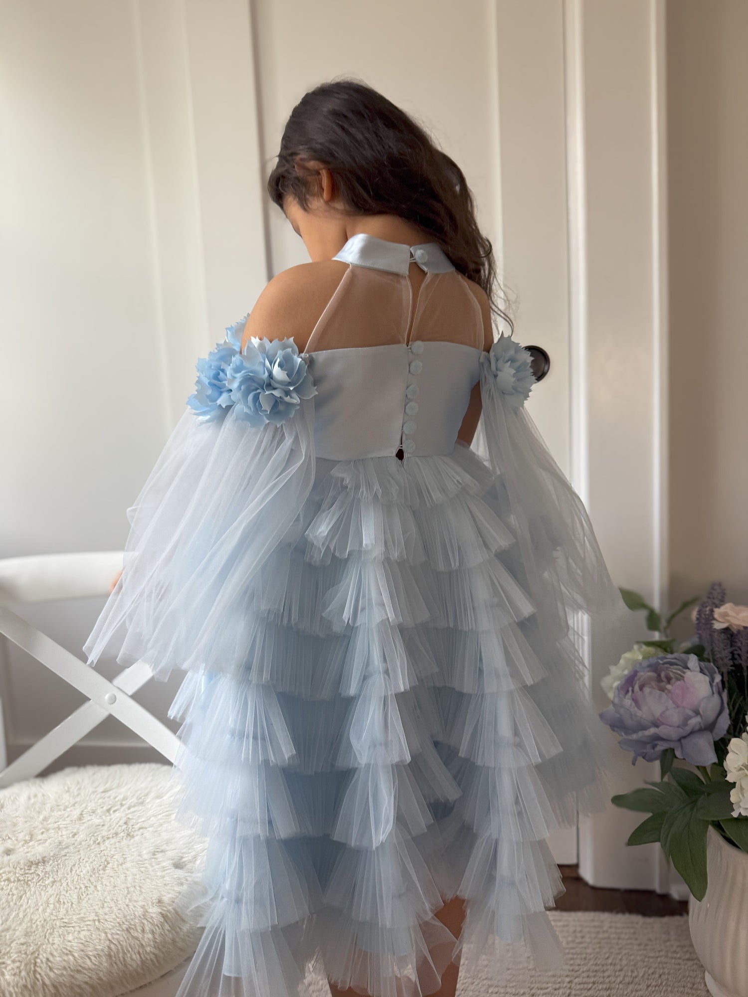 Baby Girls | Alaska Tulle Dress | Baby Blue