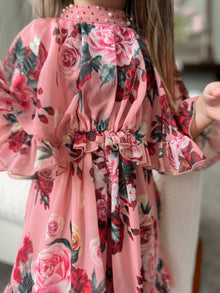 Baby Girls | Flora Flower Print Dress | Pink