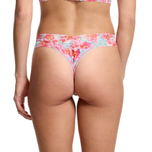 Signature Lace Original Rise Thong | First Bloom (Blue)