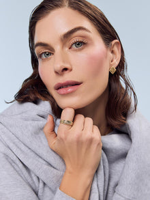 Lydia Band Ring | 14K Gold on Brass