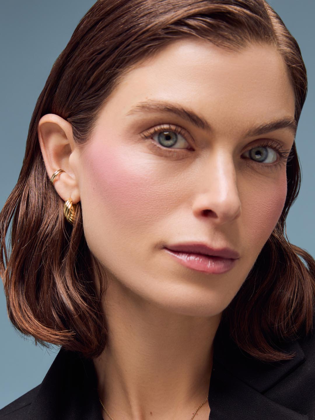 Tymie Hoop Earrings | 14K Gold on Brass