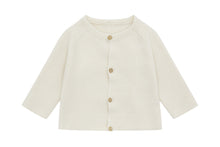 Organic Knit Cardigan | Ecru - No Dye
