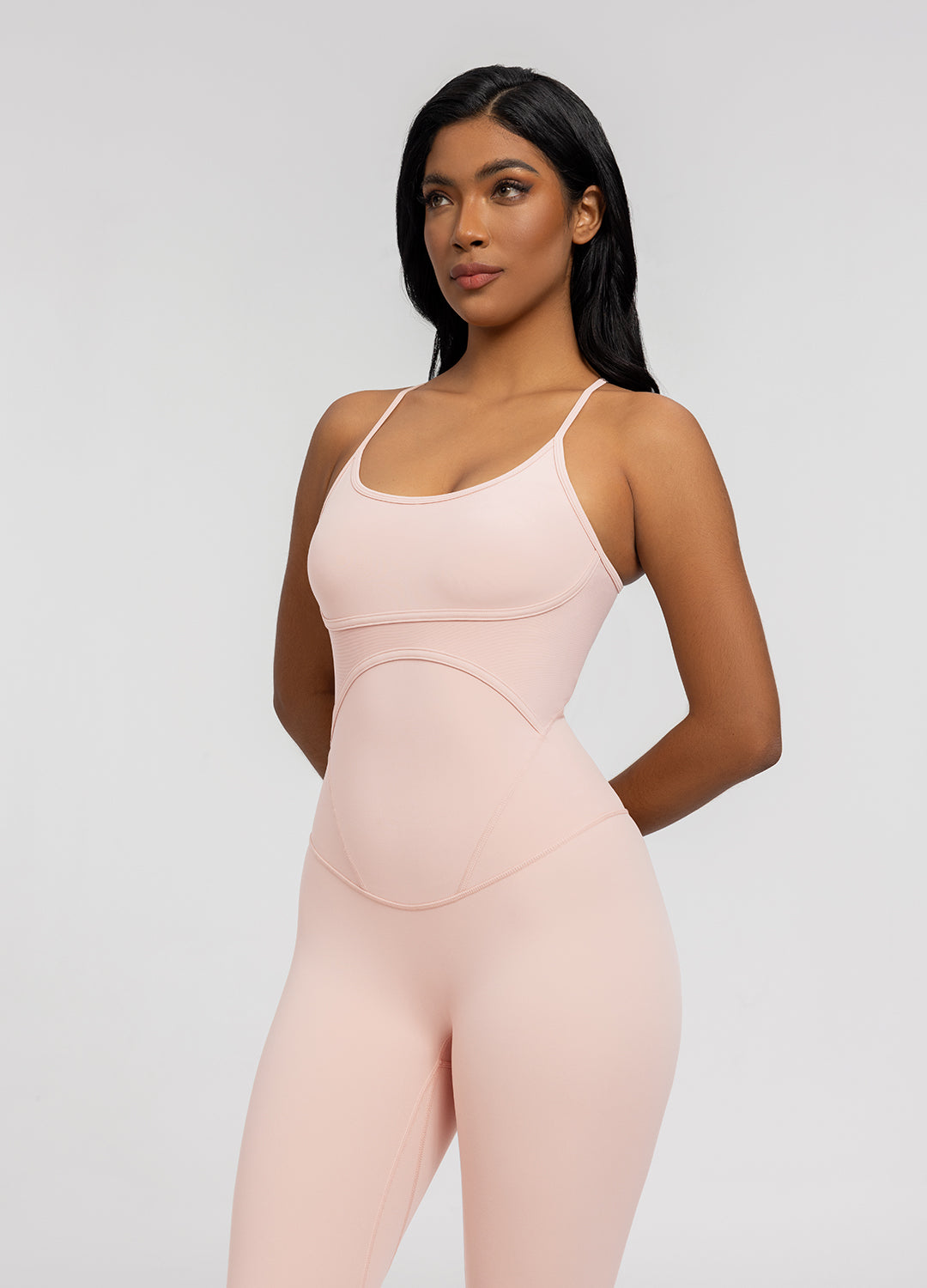 Contrology Crossback Bodysuit | Seashell