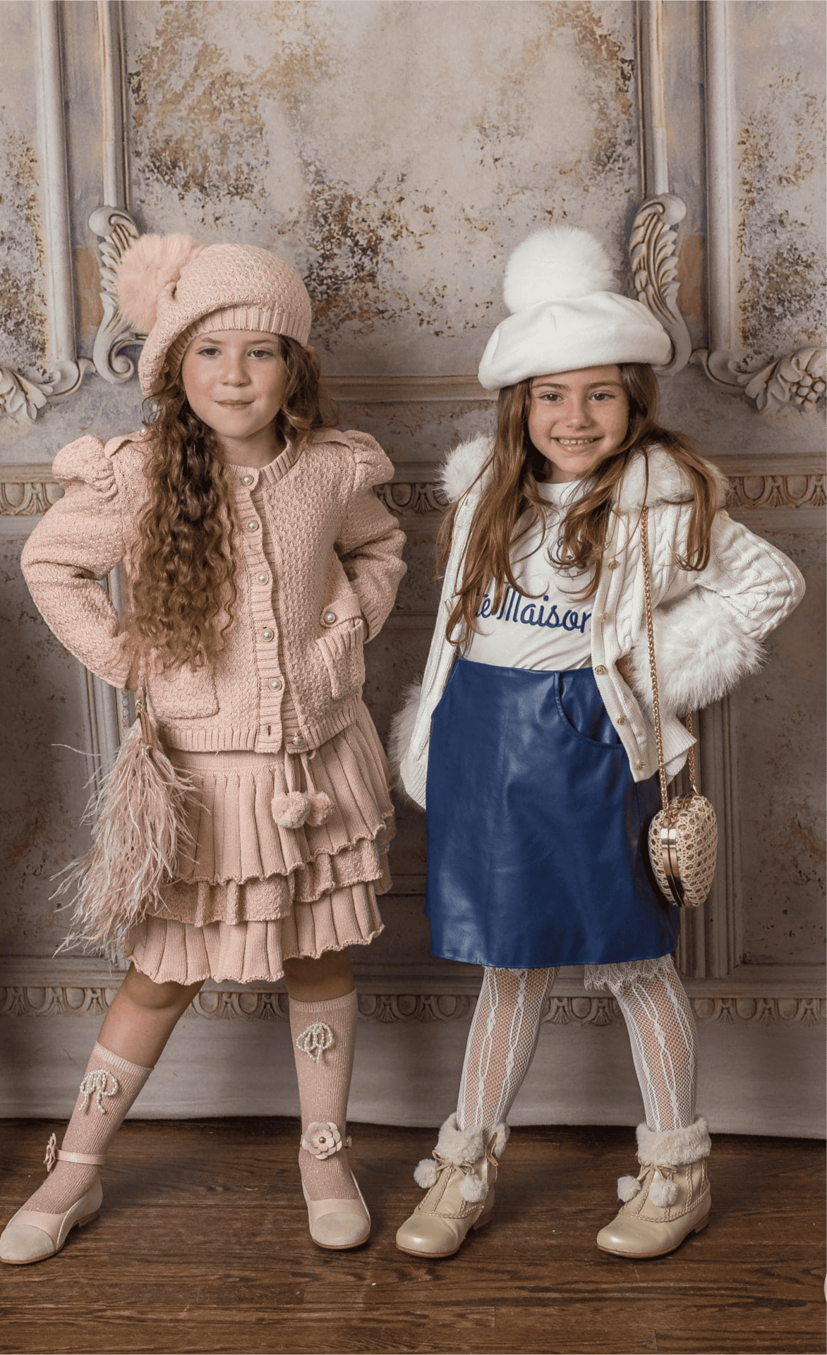 Baby Girls | Julie Knit Cotton Top and Skirt Set | Pink