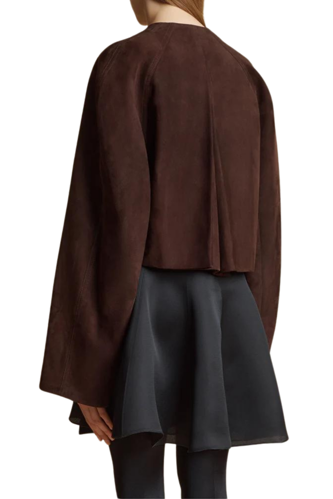 KHAITE Garothy Suede Cropped Jacket