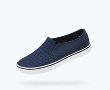 Angled view of a Native Shoes Miles | Regatta Blue/ Shell White Footwear