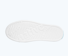 Bottom view of a Native Shoes Jefferson Print | Shell White/ Shell White/ Dazzle Tropic Fruits Footwear