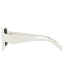 Prada | Womens | PR28ZS 53mm Sunglasses | White | Dark Grey Lens