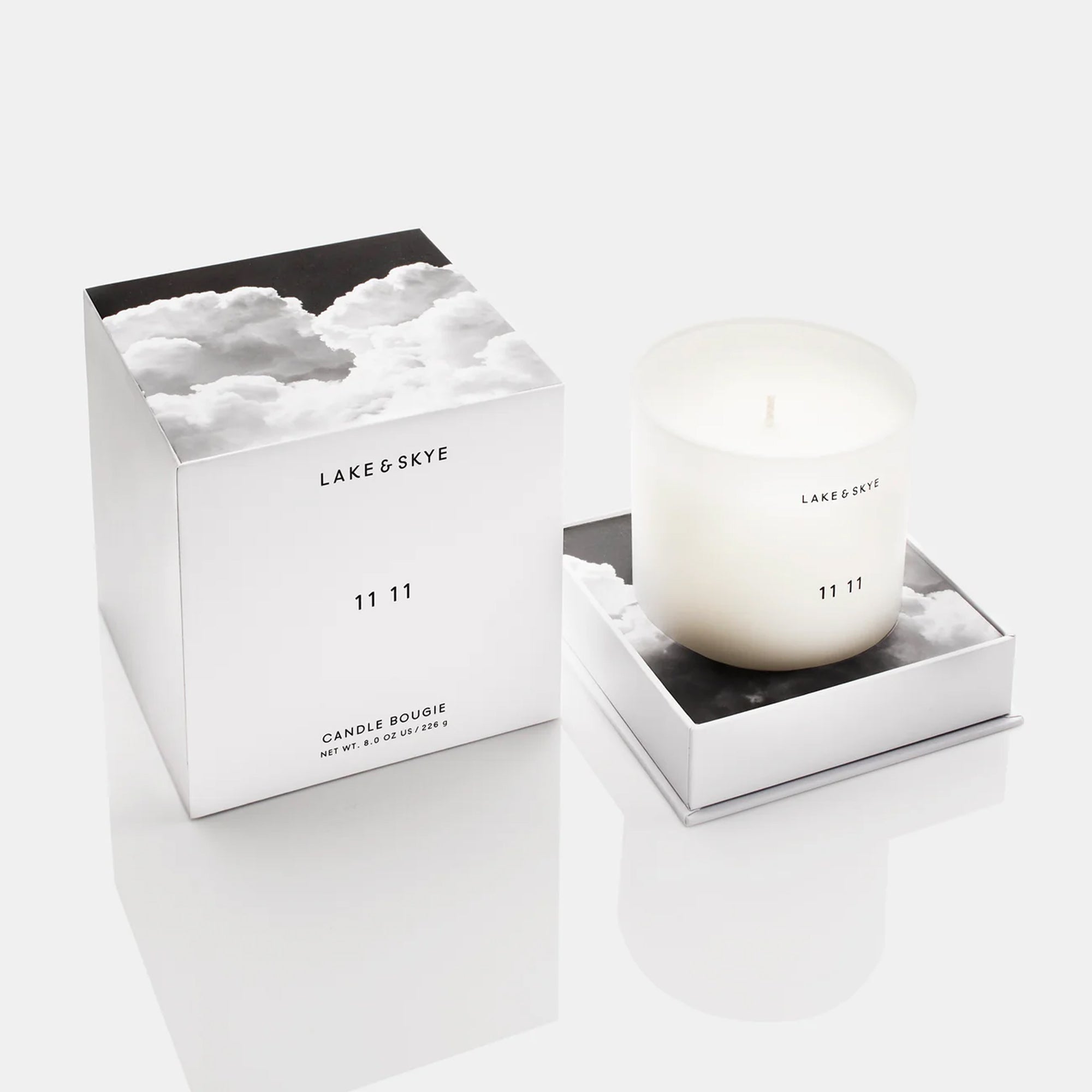 Lake and Skye Tru Fragrance & Beauty LLC | 11 11 Candle | Optic White