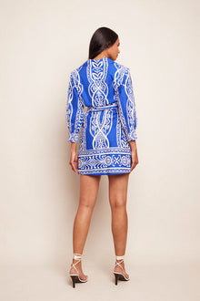 Leighton Dress | Rowan Cobalt
